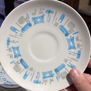 8 Vintage Saucers